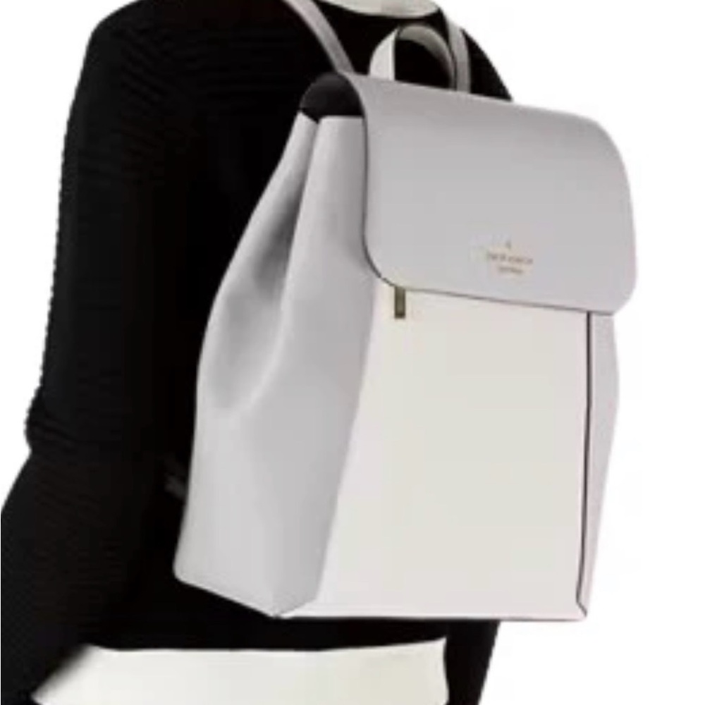 Kate Spade Lena Color block grey leather Backpack